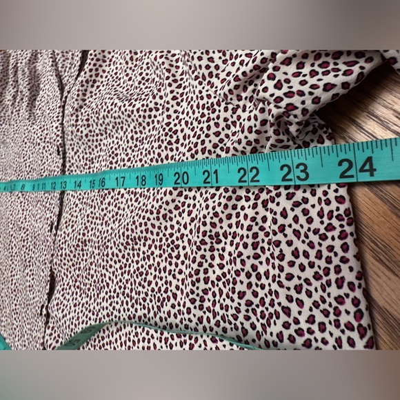 NWOT Topshop Animal Print Button Up Shirt Women’s Size 14 - Picture 6 of 10